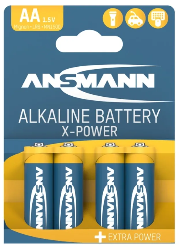 AA batteri 4pk.