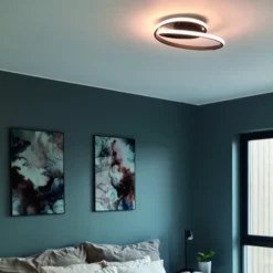 Ada LED plafond taklampe 41cm sort
