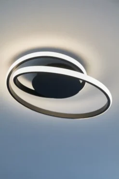 Ada LED plafond taklampe 41cm sort