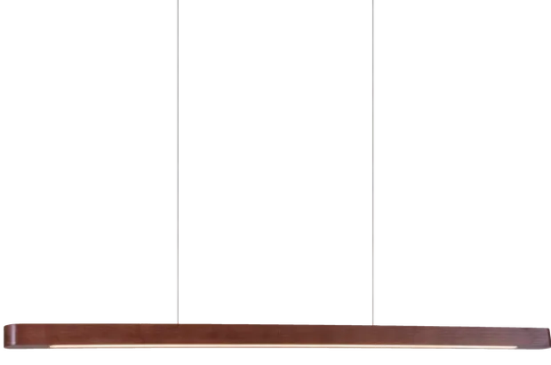 Ako II LED taklampe 120cm valnøtt