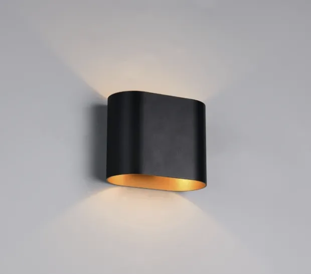 Alani vegglampe 12cm sort