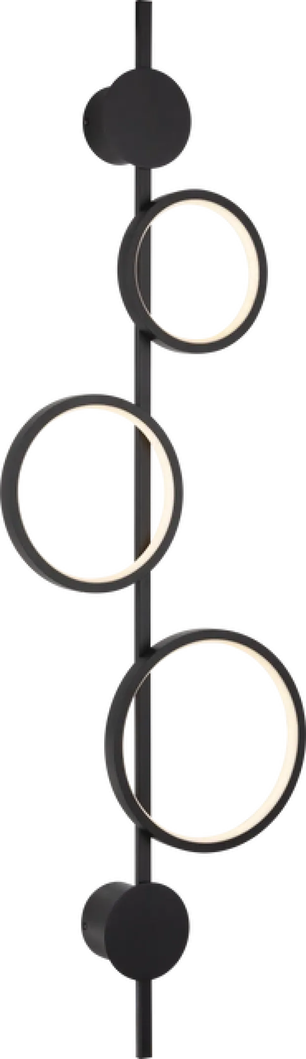Alias Circle LED vegglampe 107cm sort