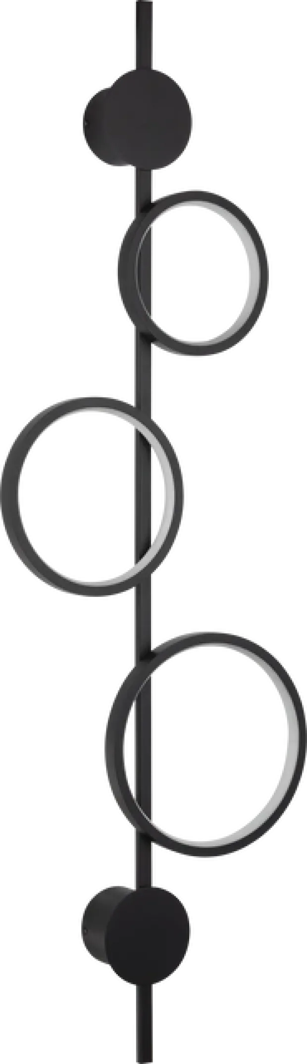Alias Circle LED vegglampe 107cm sort