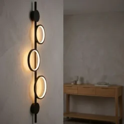 Alias Circle LED vegglampe 107cm sort
