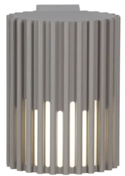 Alstra utelampe vegg 1lys IP65 16,3cm grå