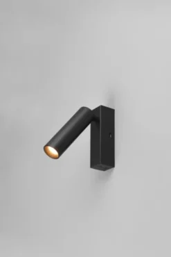 Ambala LED leselampe vegg 1lys 17cm sort
