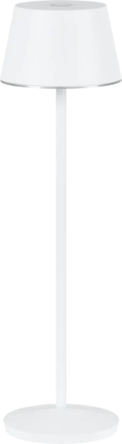 April LED oppladbar utelampe bord IP65 40cm hvit