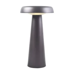 Arcello LED bordlampe oppladbar IP54 grå