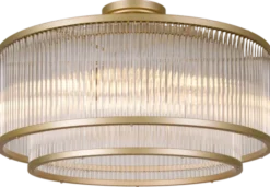Archie plafond taklampe 51cm gull/klar