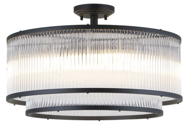 Archie plafond taklampe 51cm sort
