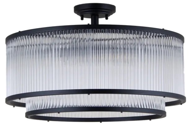 Archie plafond taklampe 51cm sort