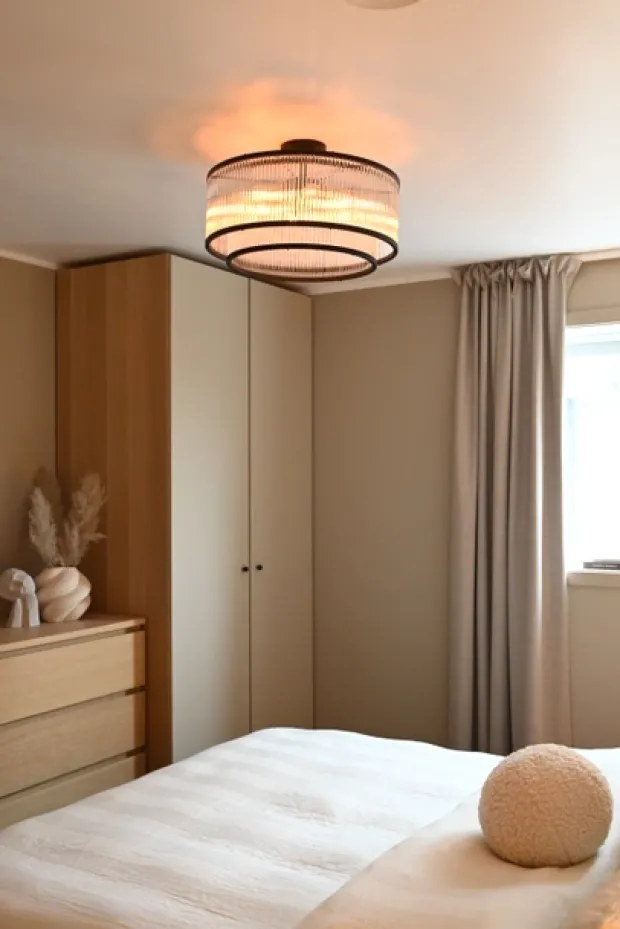 Archie plafond taklampe 51cm sort