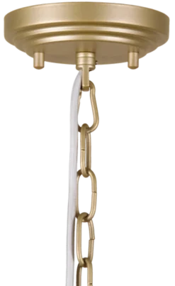Archie taklampe lysekrone 51cm gull/klar