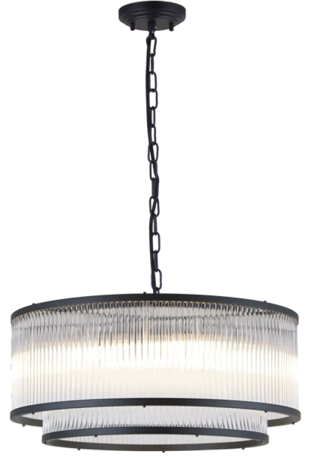 Archie taklampe lysekrone 50cm sort