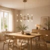 Aria taklampe 7lys 60cm gull