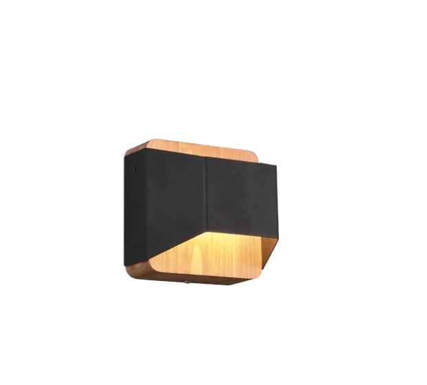 Arino LED vegglampe 12cm sort