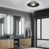 Ascari LED plafond baderomslampe IP44 40cm sort