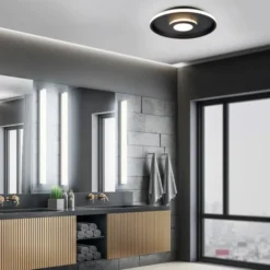Ascari LED plafond baderomslampe IP44 40cm sort
