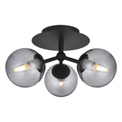 Atom Trio plafond taklampe 26cm smoke