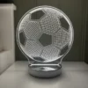 Ball LED bordlampe 22cm klar