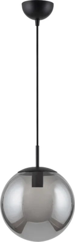 Ball taklampe 25cm smoke