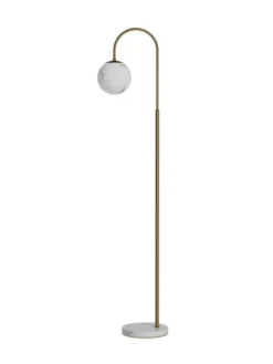 Bellagio gulvlampe 163cm messing/hvit