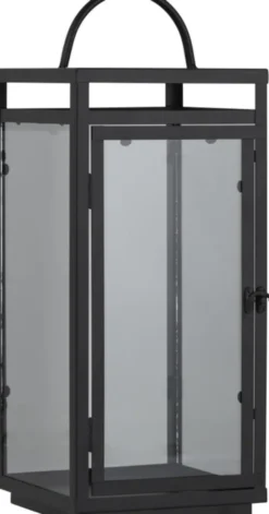 Bergen lykt 54cm sort