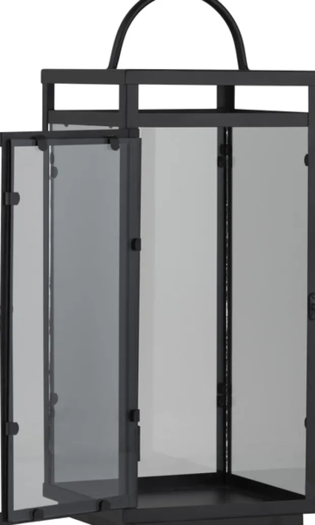 Bergen lykt 54cm sort