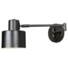 Beros leselampe vegg 16cm sort