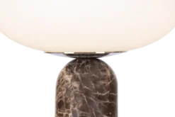 Bianca bordlampe marmor 32cm brun