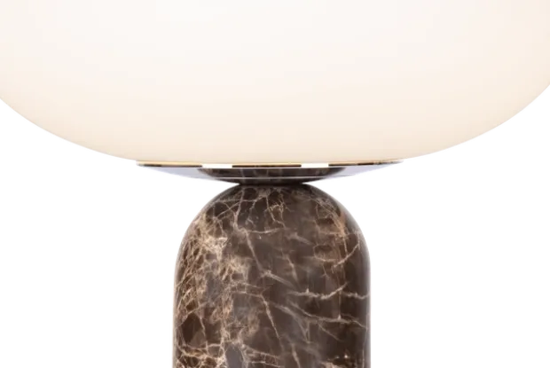 Bianca bordlampe marmor 32cm brun