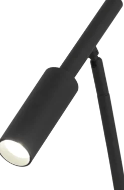 Bino LED leselampe gulv 150cm sort