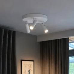 Bino LED takspot 3lys 30cm hvit