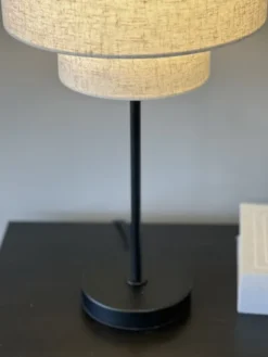 Blefjell bordlampe uten skjerm 42cm sort