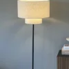 Blefjell gulvlampe uten skjerm 130cm sort