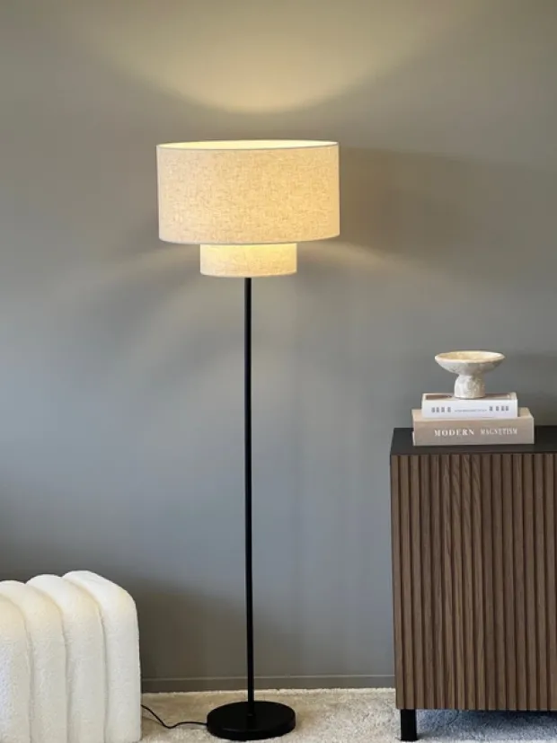Blefjell skjerm rund 45cm beige
