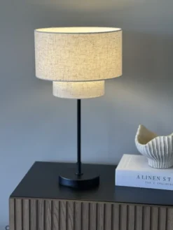 Blefjell skjerm rund 30cm beige
