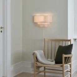 Blefjell vegglampe 25cm beige