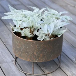 Blomsterpotte 34 cm rust