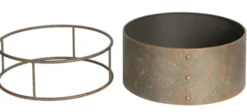 Blomsterpotte 34 cm rust