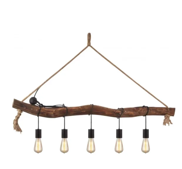 Branch taklampe 120cm brun