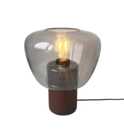 Bris bordlampe 25cm brun