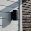 Brussel utelampe vegg IP44 23cm grå