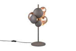Bubble bordlampe 50cm sort
