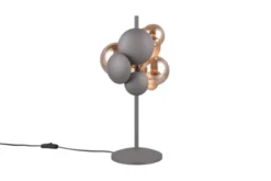 Bubble bordlampe 50cm sort