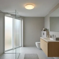 Cam plafond baderomslampe IP44 30cm hvit
