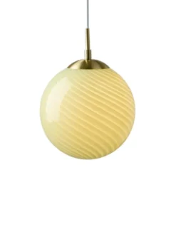 Candy ball pendel 20cm oliven
