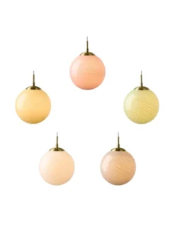Candy ball pendel 20cm rosa