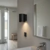 Cascade I vegg baderomslampe IP65 10,5cm sort