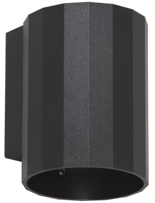 Cascade I vegg baderomslampe IP65 10,5cm sort